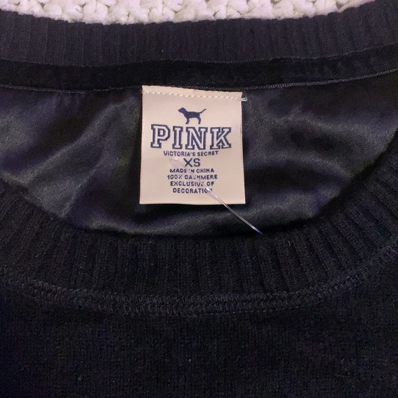 08” VS PINK BLING “PINK DOG” ; CASHMERE SWEATER (very rare and HTF) throwback! - Picture 4 of 5